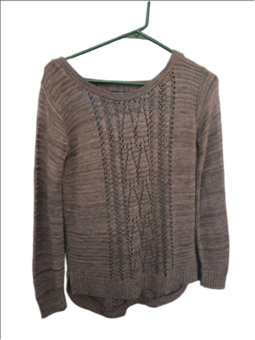 Women's Absolutely Creative Worldwide Gray Crew Neck Sweater XS
